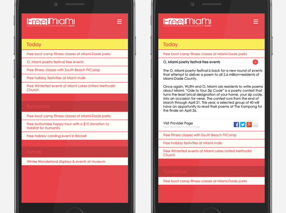 Free Miami Events App Image 2