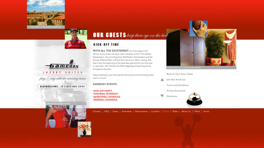 Gameday Luxury Suites Site Image 1