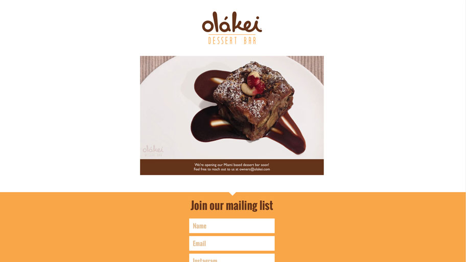 Olakei Dessert Bar Soon Site Image 2